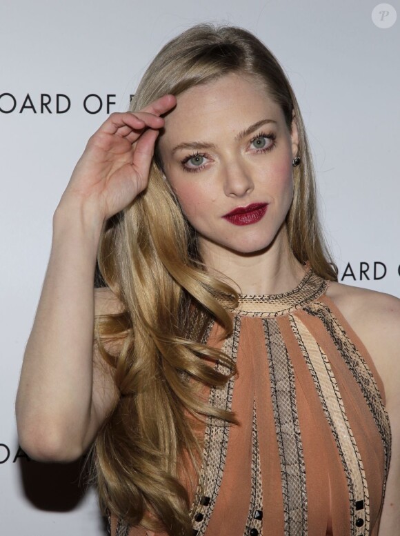 Amanda Seyfried lors des National Board of Reviews Awards à New York le 8 janvier 2013