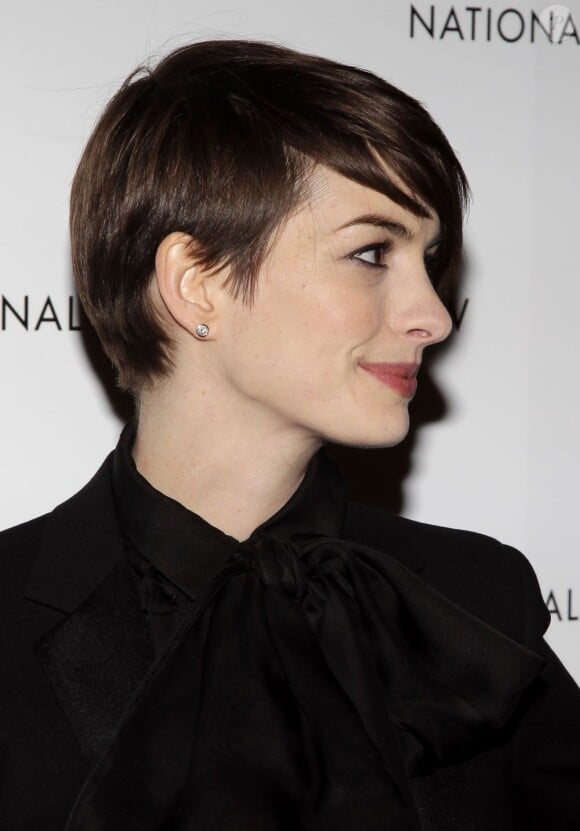 Anne Hathaway lors des National Board of Reviews Awards à New York le 8 janvier 2013