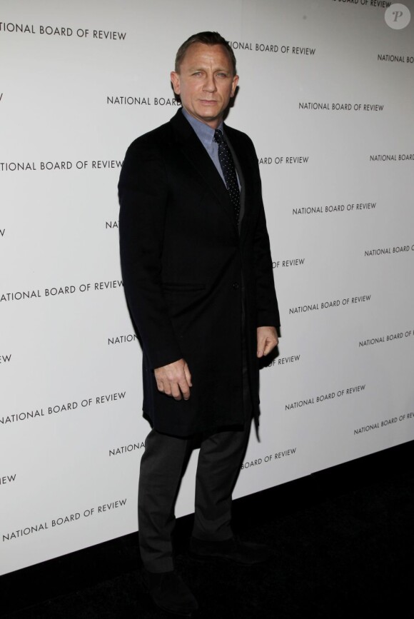 Daniel Craig lors des National Board of Reviews Awards à New York le 8 janvier 2013