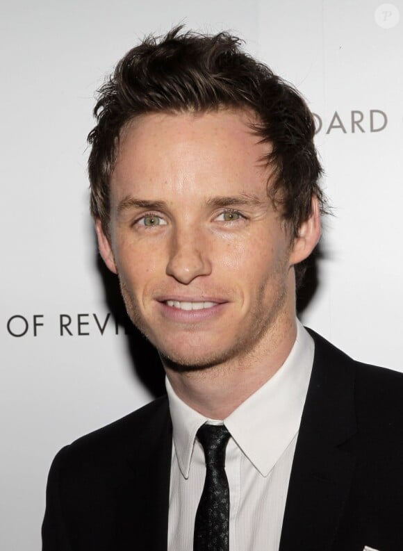 Eddie Redmayne lors des National Board of Reviews Awards à New York le 8 janvier 2013