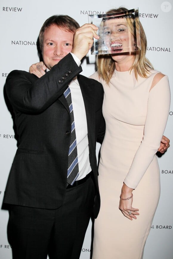 Rian Johnson et Emily Blunt lors des National Board of Review Awards à New York le 8 janvier 2013