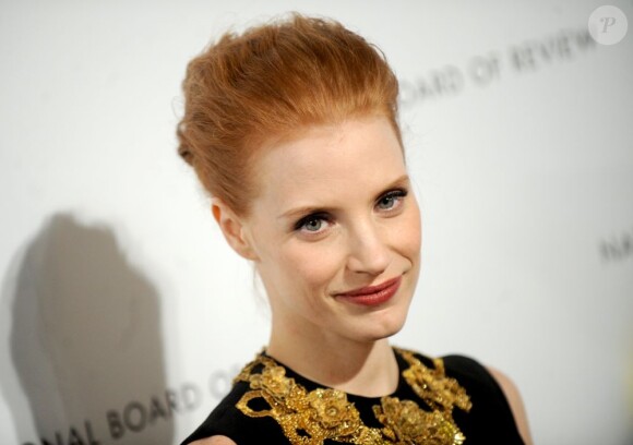 Jessica Chastain lors des National Board of Review Awards à New York le 8 janvier 2013