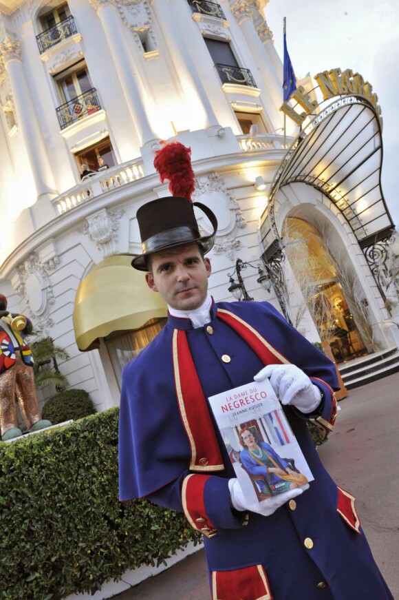 Le Negresco à Nice, le 8 janvier 2012.