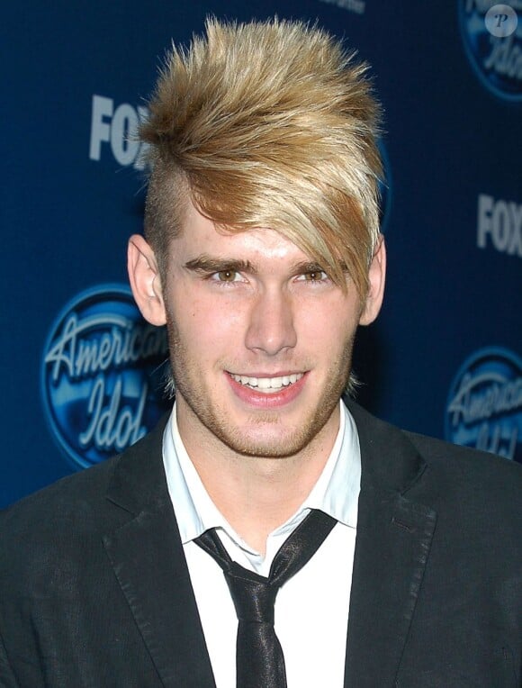 Colton Dixon à la conférence de presse de la 12e saison d'American Idol, à Los Angeles, le 9 janvier 2013.