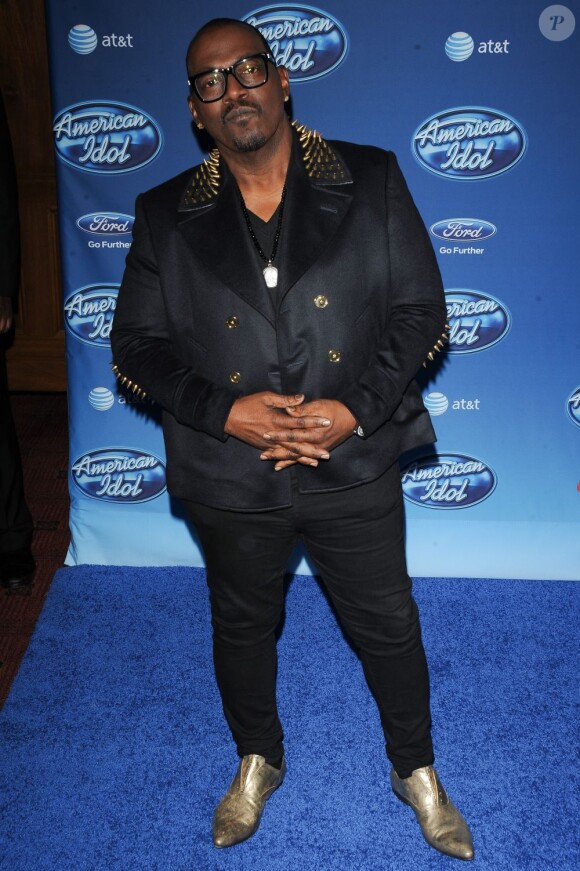 Randy Jackson à la conférence de presse de la 12e saison d'American Idol, à Los Angeles, le 9 janvier 2013.