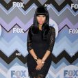 Nicki Minaj pose à la soirée 2013 FOX Winter TCA All-Star Party à l'hôtel The Langham Huntington Hotel à Pasadena, Los Angeles, le 8 janvier 2013.