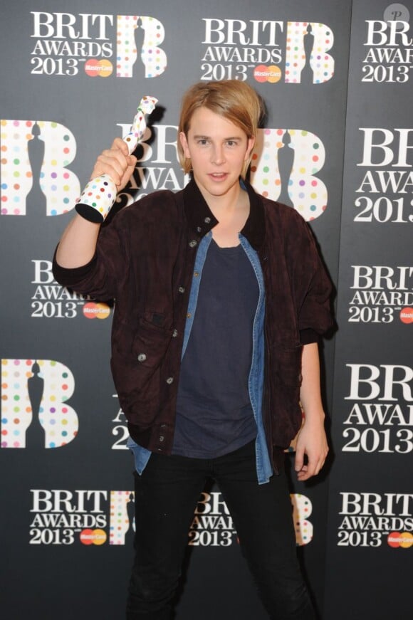 Tom Odell, choix des critiques des Brit Awards 2013. À Londres pour l'annonce des nominations, le 10 janvier 2013.