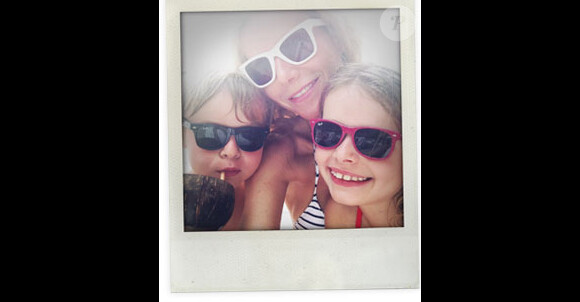 Gwyneth Paltrow avec ses enfants Apple et Moses en vacances à Sainte-Lucie