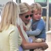 Gwyneth Paltrow et ses enfants en septembre 2009.