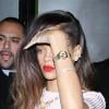 Rihanna quitte le Roxbury Nightclub après y avoir passé une partie de la soirée. Los Angeles, le 10 janvier 2013.