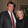 David Douillet et sa femme Valerie au Diner de Gala de la French American Foundation France au Palais d'Iena à Paris le 27 Novembre 2012.