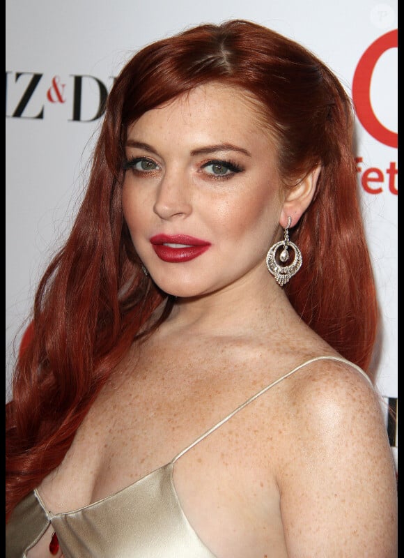 Lindsay Lohan durant l'avant-première du film Liz & Dick à Beverly Hills, le 20 novembre 2012.