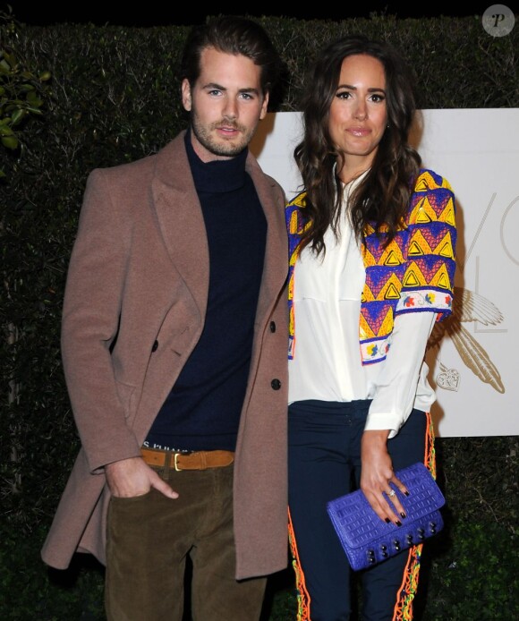 Louise Roe et Josh Slack à une soirée en l'honneur de Julianne Moore à Los Angeles, le 12 janvier 2013.