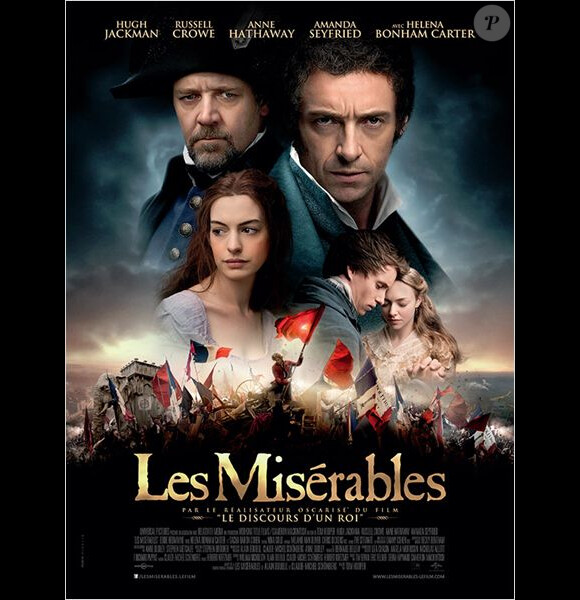 Affiche officielle du film Les Misérables.