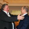 Gérard Depardieu reçu par Vladimir Poutine à Sotchi, le 5 janvier 2013.