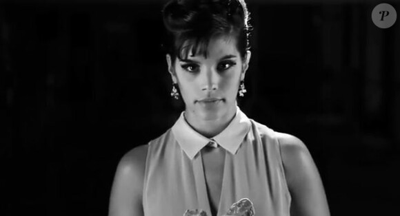 La jolie Sarah Manesse, dans le clip de son single Lana. Clip mis en ligne, jeudi 17 janvier 2013.