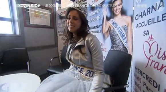 Marine Lorphelin est épuisée dans 50 min inside sur TF1 le samedi 12 janvier 2013