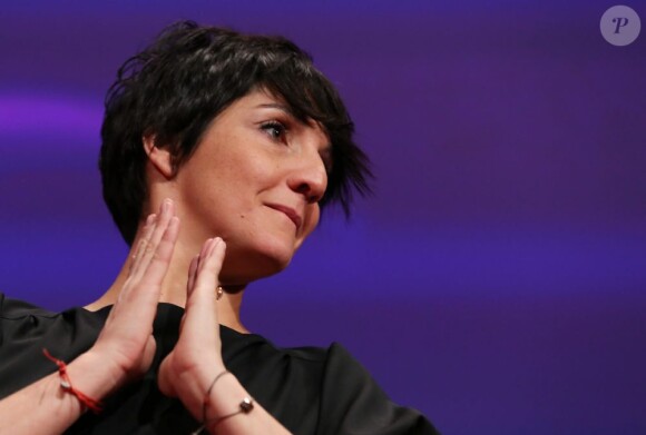 Florence Foresti ravis lors du palmarès du 16e festival international du film de comédie, le 19 janvier 2013.