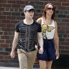 Daniel Radcliffe et son ex-petite ami Rosie Coke à New York le 18 août 2011.