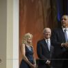 Michelle Obama, le jour de l'investiture de son mari Barack Obama, à Washington, le 20 janvier 2013.