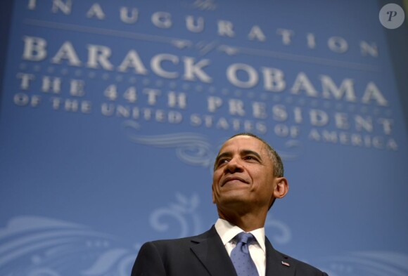 Barack Obama, lors de son investiture comme 44e président des États-Unis, à Washington, le 20 janvier 2013.