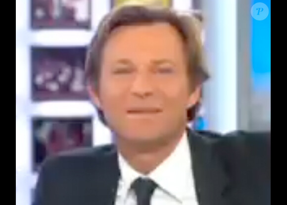 Laurent Delahousse dans son JT du 20 janvier 2013.