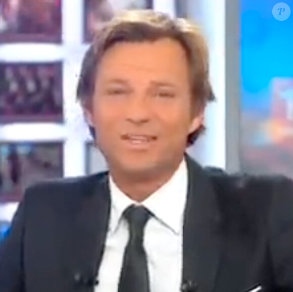 Laurent Delahousse dans son JT du 20 janvier 2013.