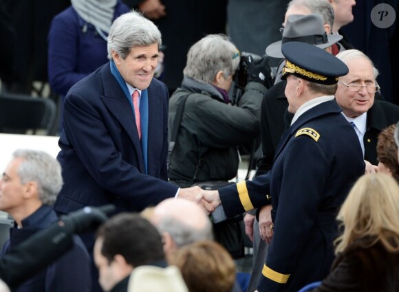 John Kerry lors de la cérémonie d'investiture de Barack Obama le 21 janvier 2013 au Capitole de Washington