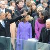 Barack Obama lors de son investiture au Capitole de Washington le 21 janvier 2013