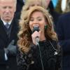 Beyoncé à Washington le 21 janvier 2013.