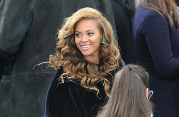 Beyoncé à la cérémonie d'investiture du président Barack Obama, à Washington, le 21 janvier 2013.