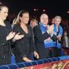 Pauline Ducruet, sa mère la princesse Stéphanie de Monaco, le prince Albert et la princesse Charlene au gala de remise des prix au 37e Festival international du cirque de Monte-Carlo, le 22 janvier 2013 au chapiteau Fontvieille.