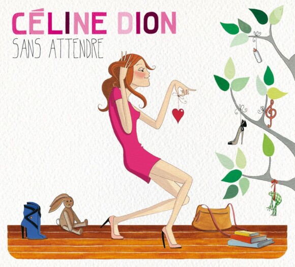 Pochette de Sans Attendre, le dernier opus français de Céline Dion, sorti le 5 novembre 2012.