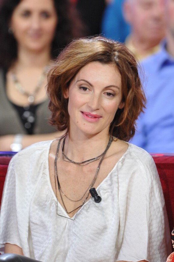 Camille Japy lors de l'enregistrement de l'émission Vivement Dimanche, le 23 Janvier 2013