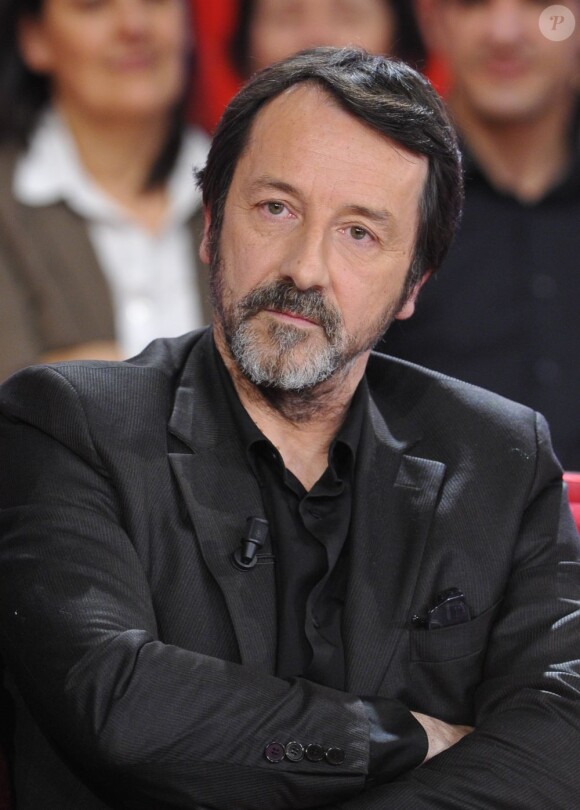 Jean-Hugues Anglade lors de l'enregistrement de l'émission Vivement Dimanche, le 23 Janvier 2013