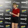 Taylor Swift sur le tapis rouge de la cérémonie des 40 Principales awards à Madrid en Espagne le 24 janvier 2013.