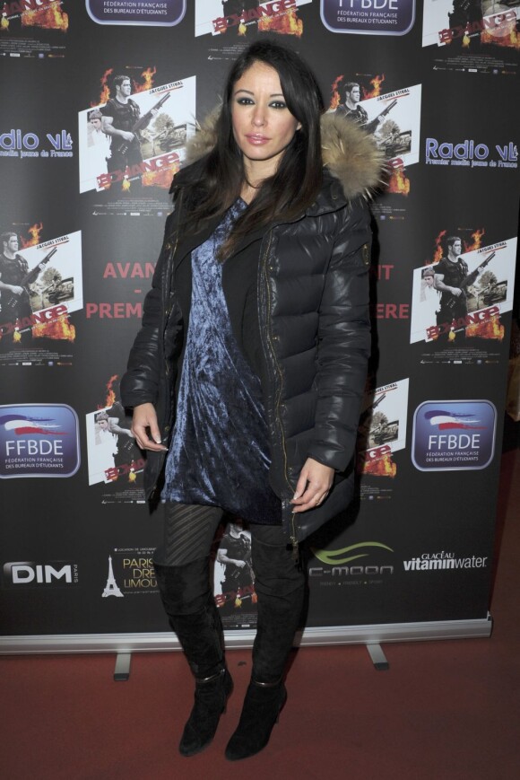 Angélique Jérôme lors de l'avant-première du film L'échange, jeudi 24 janvier 2013 à Paris