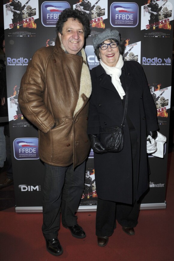 Babette Pouget lors de l'avant-première du film L'échange, jeudi 24 janvier 2013 à Paris