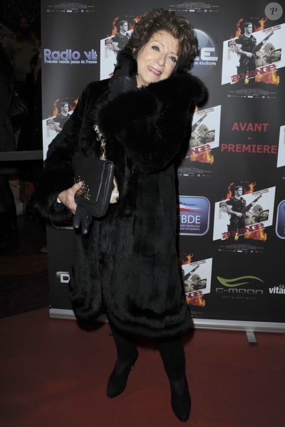 Marthe Mercadier lors de l'avant-première du film L'échange, jeudi 24 janvier 2013 à Paris