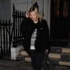 Kate Moss quitte une clinique à Londres le 24 janvier 2013