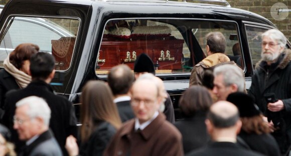 Obsèques de la princesse Margarita de Baden le 24 janvier 2013 en l'église orthodoxe de Serbie de l'ouest de Londres. La princesse est décédée le 15 janvier 2013 à 80 ans, dans le Surrey, des suites d'une longue maladie.
