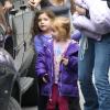 Sunday Urban, la fille de Nicole Kidman et Keith Urban, rentre de l'école avec sa nounou à Los Angeles, le 24 janvier 2013.