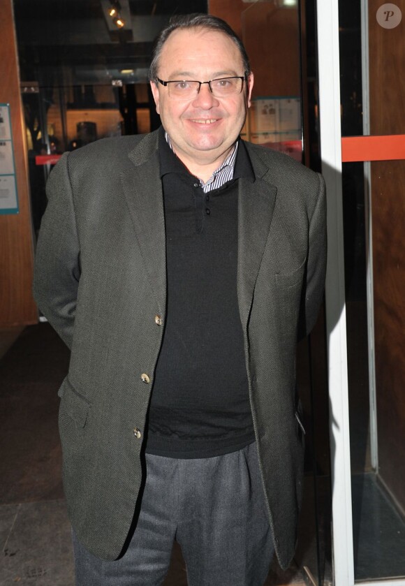 Patrick Mennucci (député PS des Bouches-du-Rhône) à la soirée "Mariage pour tous" au Théâtre du Rond-Point, à Paris, le dimanche 27 janvier 2013.