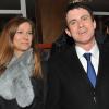 Manuel Valls et son épouse Anne Gravoin à la soirée "Mariage pour tous" au Théâtre du Rond-Point, à Paris, le dimanche 27 janvier 2013.
