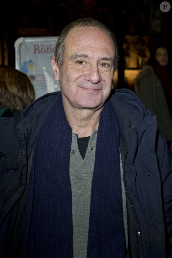 Gérard Miller à la soirée "Mariage pour tous" au Théâtre du Rond-Point, à Paris, le dimanche 27 janvier 2013.