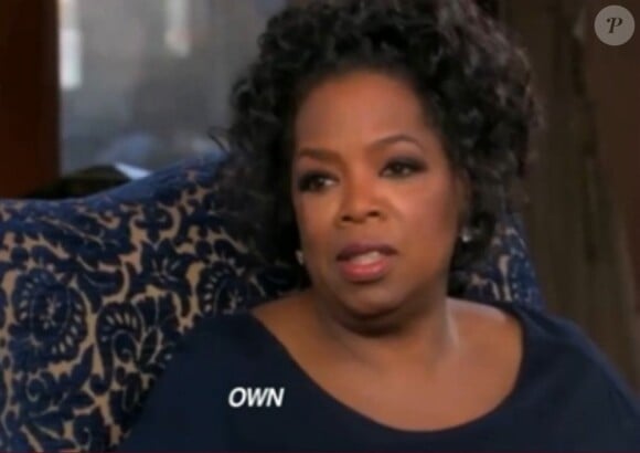 Oprah Winfrey lors de son entretien avec Michael Houston le 28 janvier 2013.