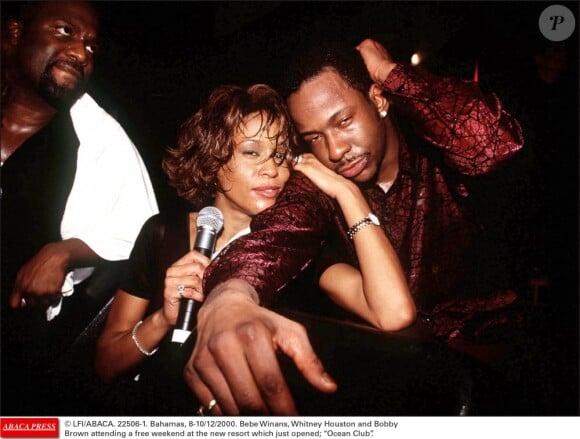 Whitney Houston et Bobby Brown à Los Angeles le 10 décembre 2000.