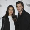Elisa Tovati et Gaspard Ulliel posent ensemble lors de l'avant-première du film Tu honoreras ta Mère et ta Mère au cinéma Etoile-Lilas à Paris le 29 Janvier 2013.