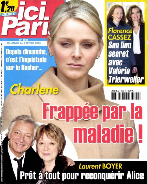 Magazine Ici Paris du 30 janvier 2013.