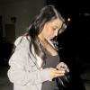 Kim Kardashian se rend à une séance de sport à Los Angeles le 30 janvier 2013. Sur cette photo, on peut voir qu'elle a opté pour un haut de sport transparent.